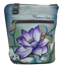 Load image into Gallery viewer, Organizer Crossbody With Extended Side Zipper - 493 - Anuschka
