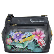 Triple Compartment Medium Crossbody With Adjustable Strap - 525 - Anuschka