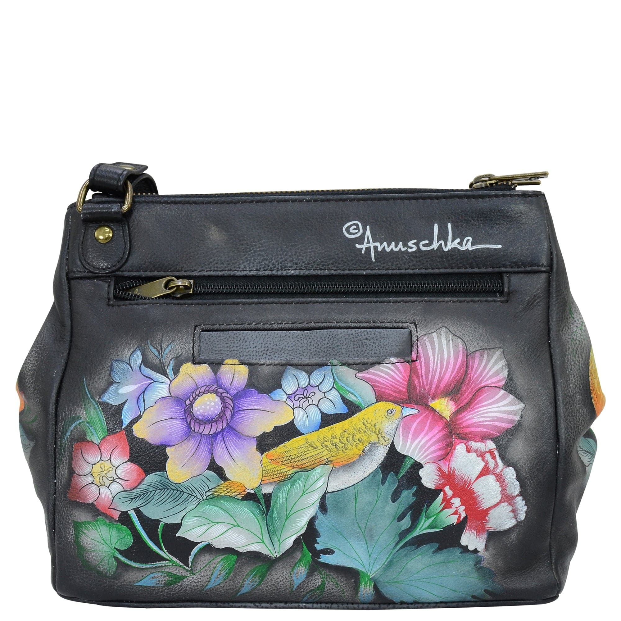Triple Compartment Medium Crossbody With Adjustable Strap - 525 - Anuschka
