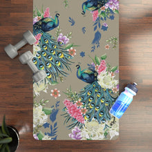 Load image into Gallery viewer, Regal Peacock Rubber Yoga Mat
