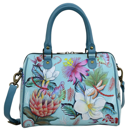 Leather Hand painted Small Satchel - 8252 – Anuschka