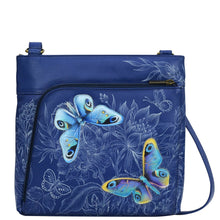 Load image into Gallery viewer, Garden of Delights Crossbody With Front Zip Organizer - 651
