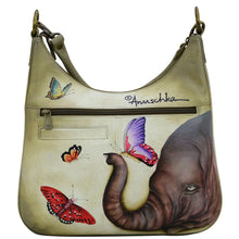 Load image into Gallery viewer, Convertible Slim Hobo With Crossbody Strap - 662 - Anuschka
