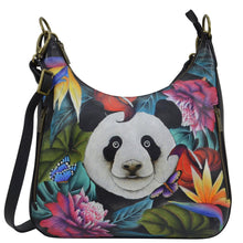 Load image into Gallery viewer, Happy Panda Convertible Slim Hobo With Crossbody Strap - 662
