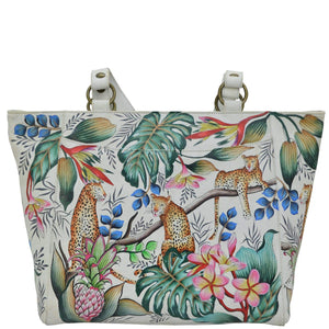 Jungle Queen painting Ivory Classic Work Tote - 664