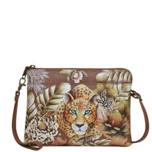 Load image into Gallery viewer, Cleopatra&#39;s Leopard Tan Three-in-One Clutch - 667
