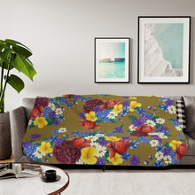 Load image into Gallery viewer, Dreamy Floral Sherpa Blanket
