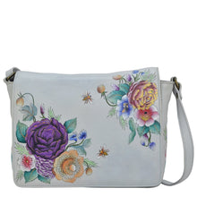 Load image into Gallery viewer, Floral Charm Flap Crossbody - 683
