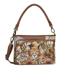 Load image into Gallery viewer, Cleopatra&#39;s Leopard Tan Large RFID Organizer - 684
