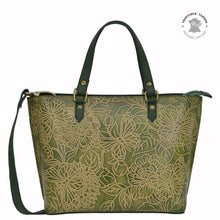 Load image into Gallery viewer, Tooled Butterfly Jade Medium Tote - 693
