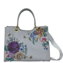 Load image into Gallery viewer, Floral Charm Medium Satchel - 697
