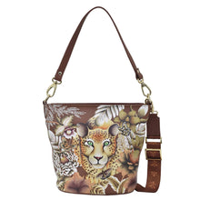 Load image into Gallery viewer, Cleopatra&#39;s Leopard - Tall Bucket Hobo - 699
