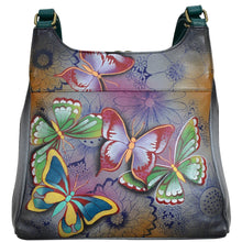 Load image into Gallery viewer, Butterfly Paradise Triple Compartment Satchel - 7001
