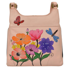 Load image into Gallery viewer, Dragonfly Garden Triple Compartment Satchel - 7001
