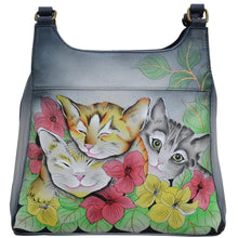 Load image into Gallery viewer, Three Kittens Triple Compartment Satchel - 7001
