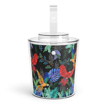Load image into Gallery viewer, Rainforest Beauties Ice Bucket with Tongs

