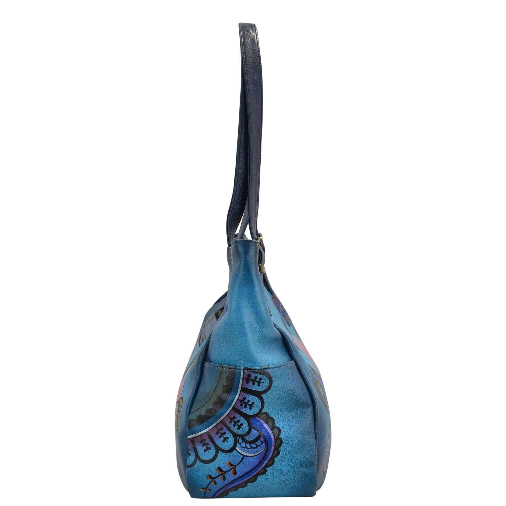 Leather Hand painted Shoulder Bag - 8065 – Anuschka