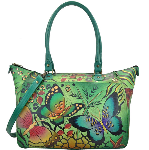 Animal Butterfly Green Large Tote - 8066