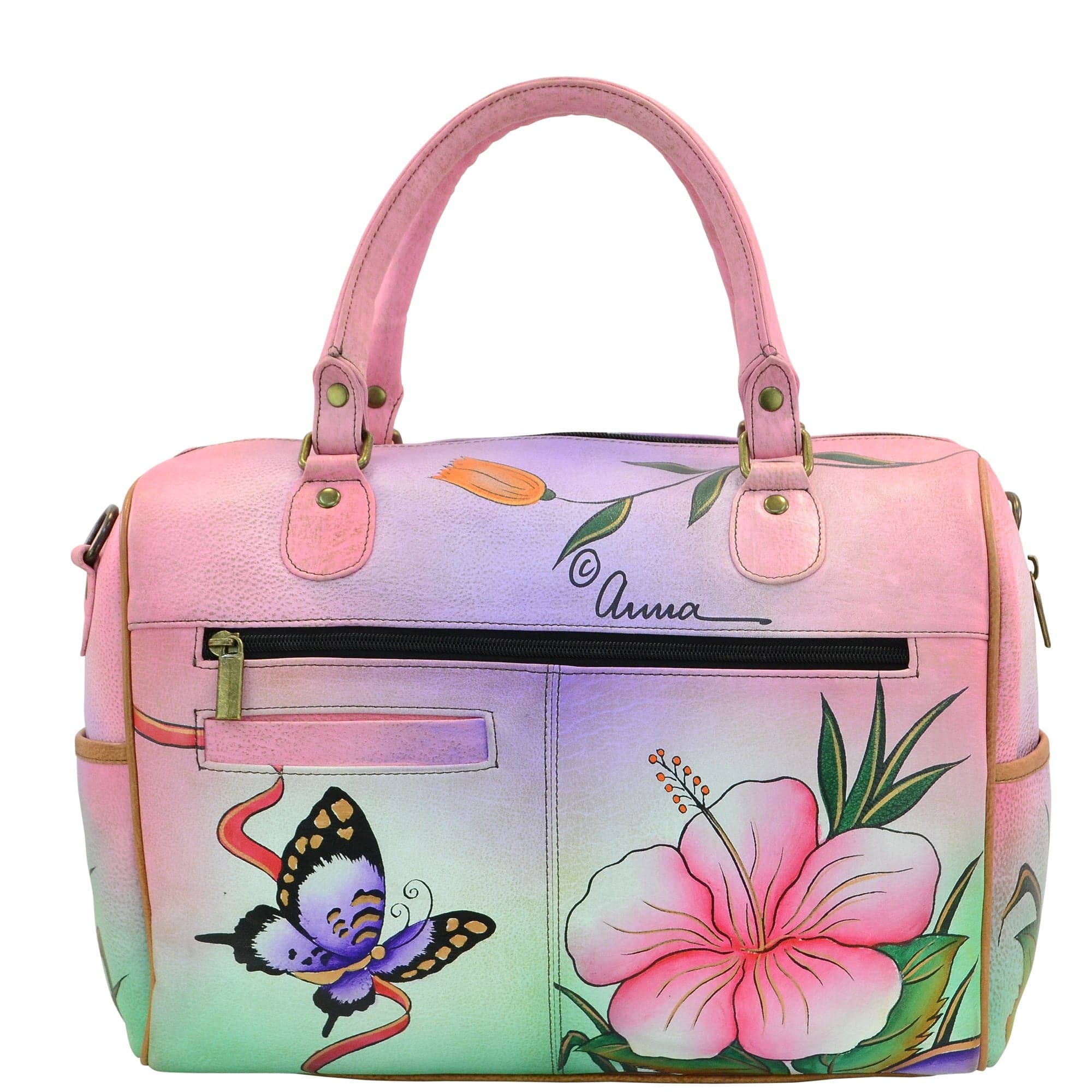 Large Zip Around Satchel - 8067