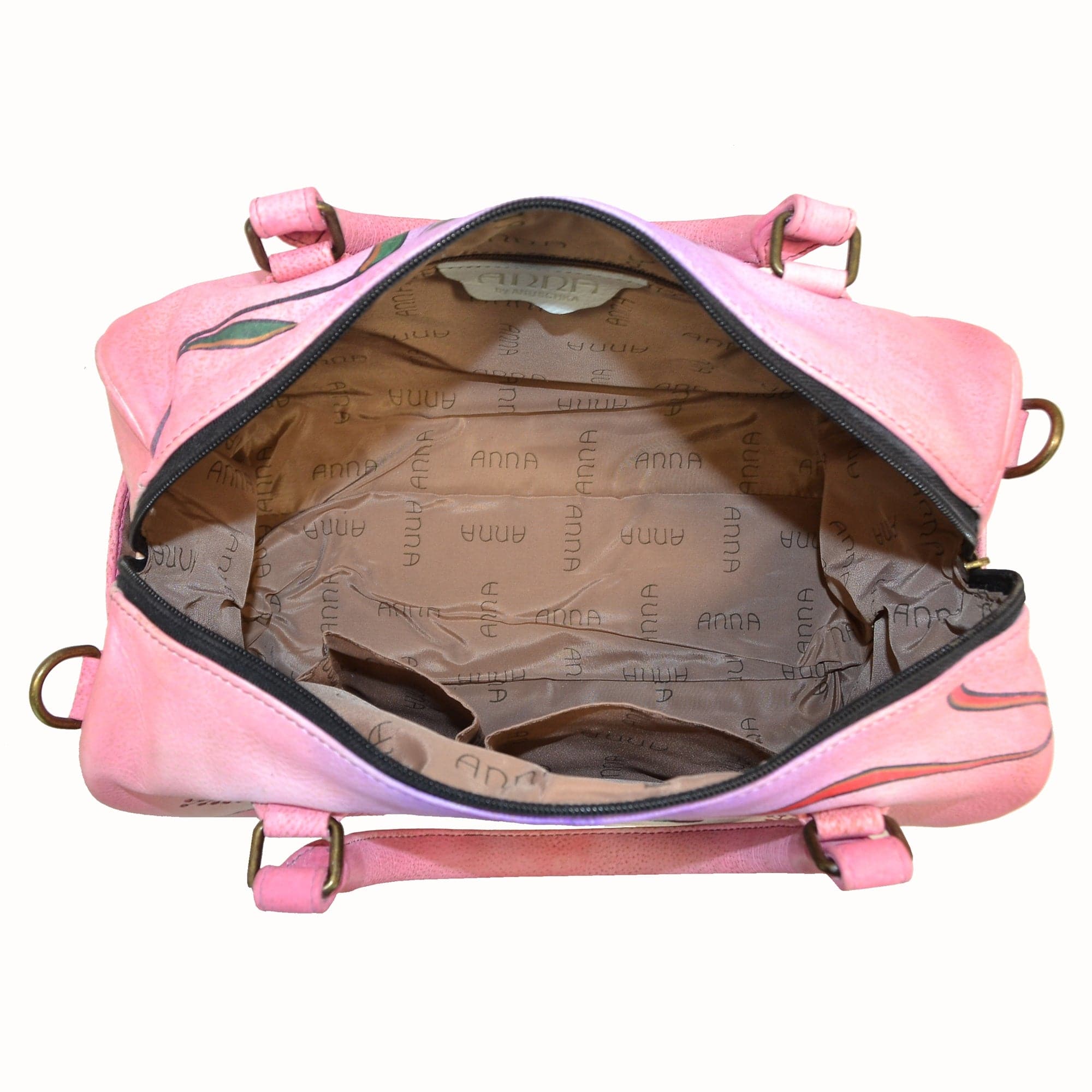 Large Zip Around Satchel - 8067