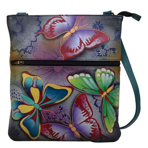 Butterfly Paradise Slim Cross Shoulder Bag - 8071