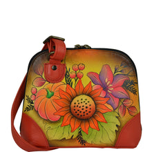 Load image into Gallery viewer, Fall Bouquet Small Multi Compartment Zip-Around Organizer - 8109
