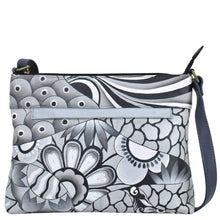 Load image into Gallery viewer, Patchwork Pewter Medium Crossbody - 8240
