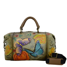 Leather Hand painted Large Travel Tote - 8323 – Anuschka