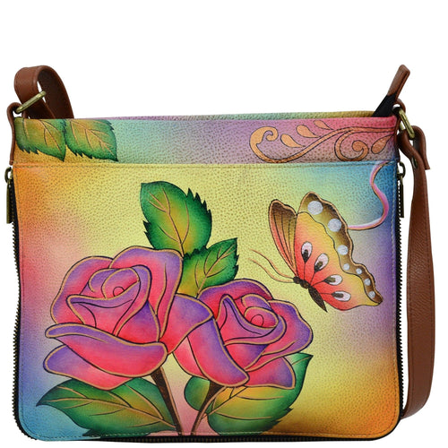 Rose Butterfly Expandable Crossbody - 8324