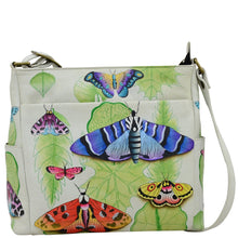 Load image into Gallery viewer, Vintage Botanical Crossbody with Side Pockets - 8356
