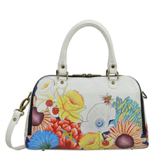 Load image into Gallery viewer, Floral Melody Wide Organizer Satchel - 8368
