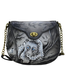 Load image into Gallery viewer, African Leopard Sling Flap Bag - 8391

