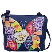 Load image into Gallery viewer, Butterfly Mosaic Organizer Crossbody - 8396
