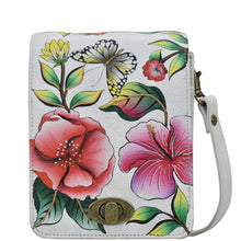Load image into Gallery viewer, Garden of Hope Ivory Flap Convertible Crossbody Belt Bag - 8421
