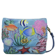 Load image into Gallery viewer, Treasures of the Reef Triple Compartment Flap Crossbody - 8428
