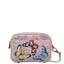 Load image into Gallery viewer, Butterfly Garden Twin Zippered Crossbody - 8457
