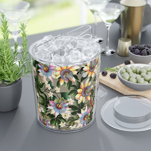 Floral Passion - Ice Bucket with Tongs - 
