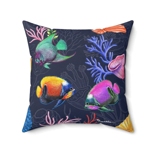 Mystical Reef - Square Pillow - 