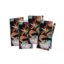Load image into Gallery viewer, Island Escape Black Table Napkins (Set of 4)
