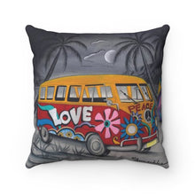 Load image into Gallery viewer, Happy Camper Polyester Square Pillow
