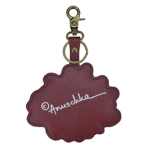 Painted Leather Bag Charm - K0033 - Keycharms