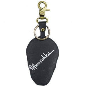Painted Leather Bag Charm - K0018 - Keycharms