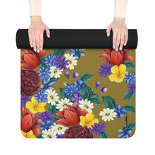 Load image into Gallery viewer, Dreamy Floral Rubber Yoga Mat
