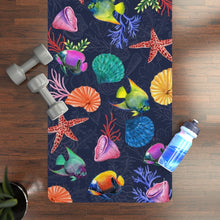 Load image into Gallery viewer, Mystical Reef Rubber Yoga Mat
