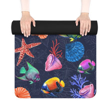 Load image into Gallery viewer, Mystical Reef Rubber Yoga Mat
