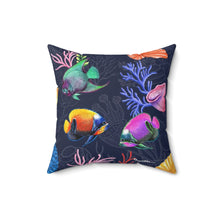 Load image into Gallery viewer, Mystical Reef Polyester Square Pillow
