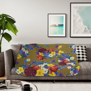 Dreamy Floral Sherpa Blanket