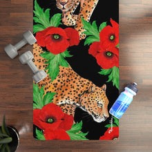Load image into Gallery viewer, Enigmatic Leopard Rubber Yoga Mat

