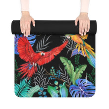 Load image into Gallery viewer, Rainforest Beauties Rubber Yoga Mat
