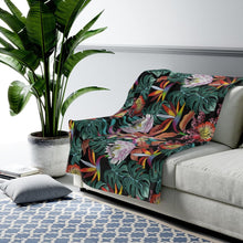 Load image into Gallery viewer, Island Escape Velveteen Plush Blanket
